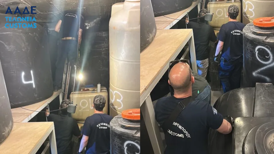 ΑΑΔΕ: Κατάσχεση 68.400 λίτρων λαθραίου πετρελαίου – Πάνω από 200.000€ τα πρόστιμα