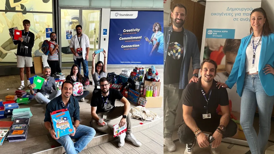 Η Foundever™ στηρίζει τα Παιδικά Χωριά SOS