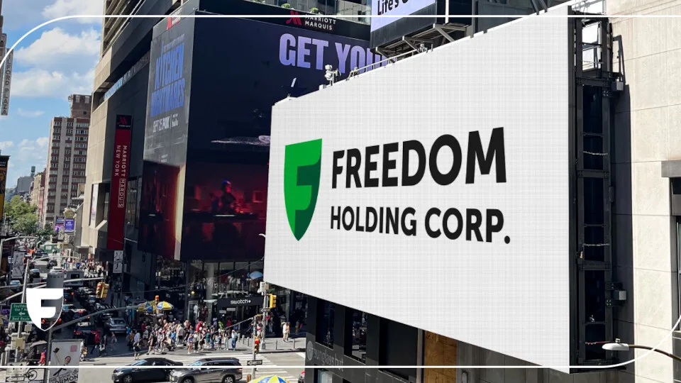 Η αποτίμηση της Freedom Holding Corp. υπερβαίνει τα 10 δισ. δολάρια κατόπιν ιστορικού ρεκόρ στην τιμή μετοχής
