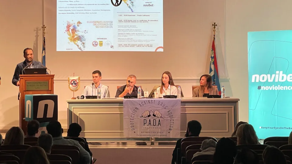 Συμμετοχή της Novibet σε ημερίδα ενημέρωσης ενάντια στην οπαδική βία