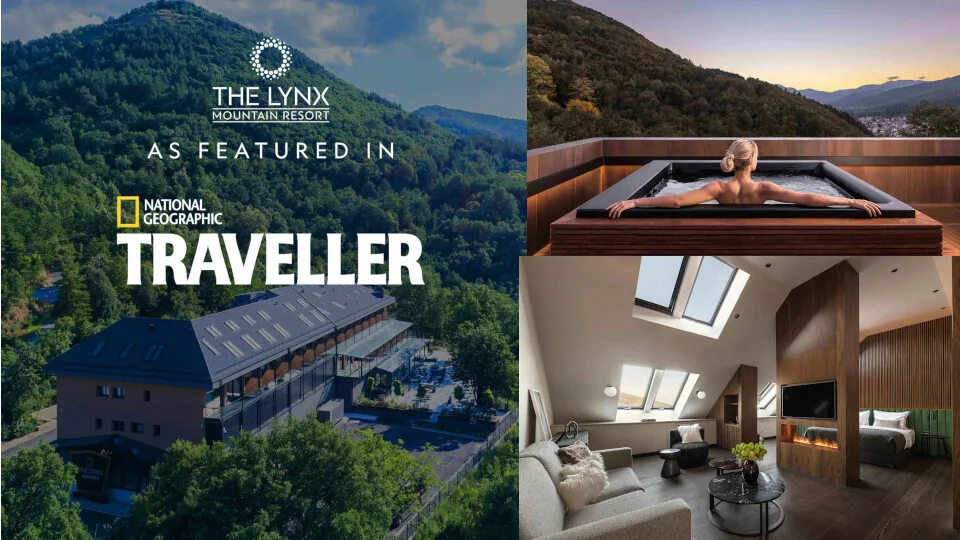 ​The Lynx Mountain Resort: Στα 50 ξενοδοχεία του κόσμου στην ειδική έκδοση «Lakes & Mountains 2024» του National Geographic