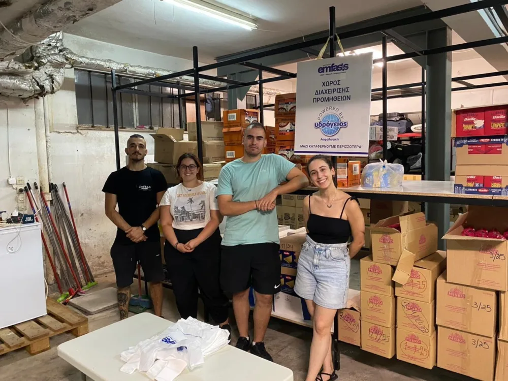 Υδρόγειος Ασφαλιστική: Στηρίζει το έργο της Emfasis Non - Profit στις πυρόπληκτες περιοχές της ΒΑ Αττικής