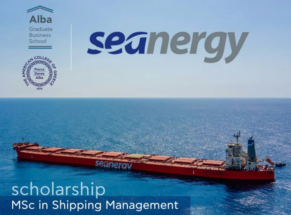 Alba Graduate Business School: Υποτροφία πλήρους φοίτησης από τη SEANERGY για το MSc in Shipping Management