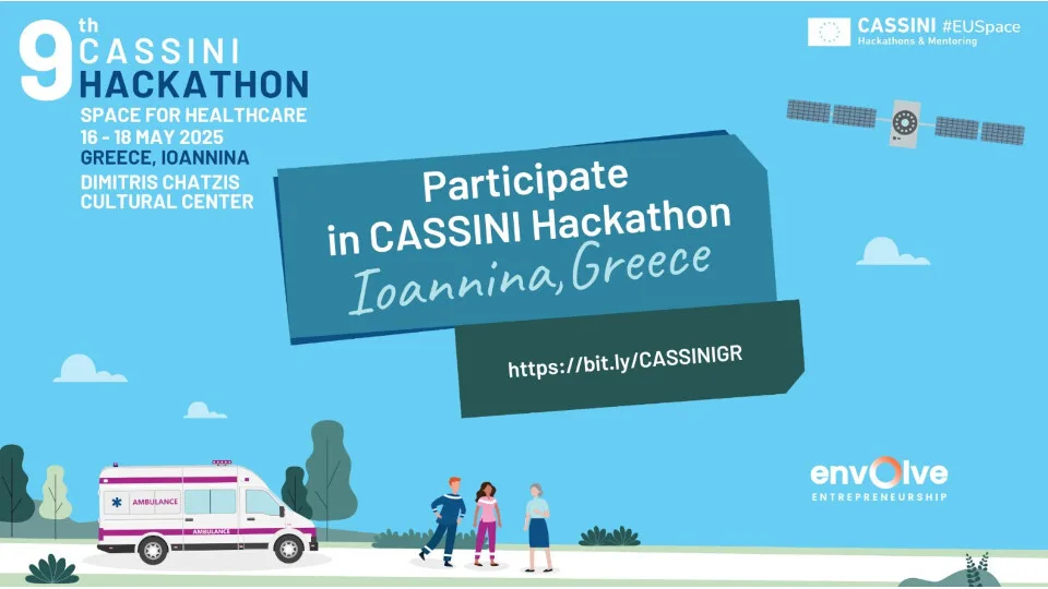 9ο CASSINI Hackathon στα Ιωάννινα: Καινοτομία στον τομέα υγείας με δορυφορικά δεδομένα