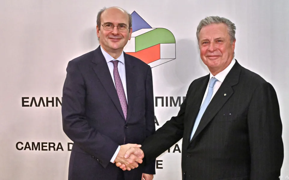 Χατζηδάκης στο Ελληνο-Ιταλικό Επιμελητήριο: Κυβερνητική πολιτική για την ενίσχυση της σταθερότητας