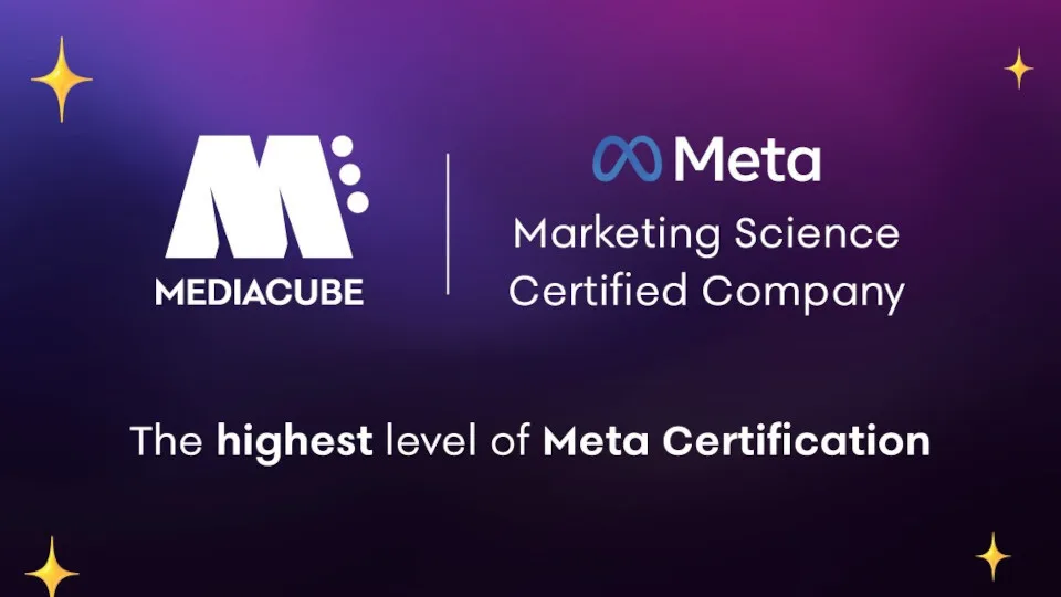 Η MEDIACUBE αναγνωρίζεται ως Meta Marketing Science Certified Company