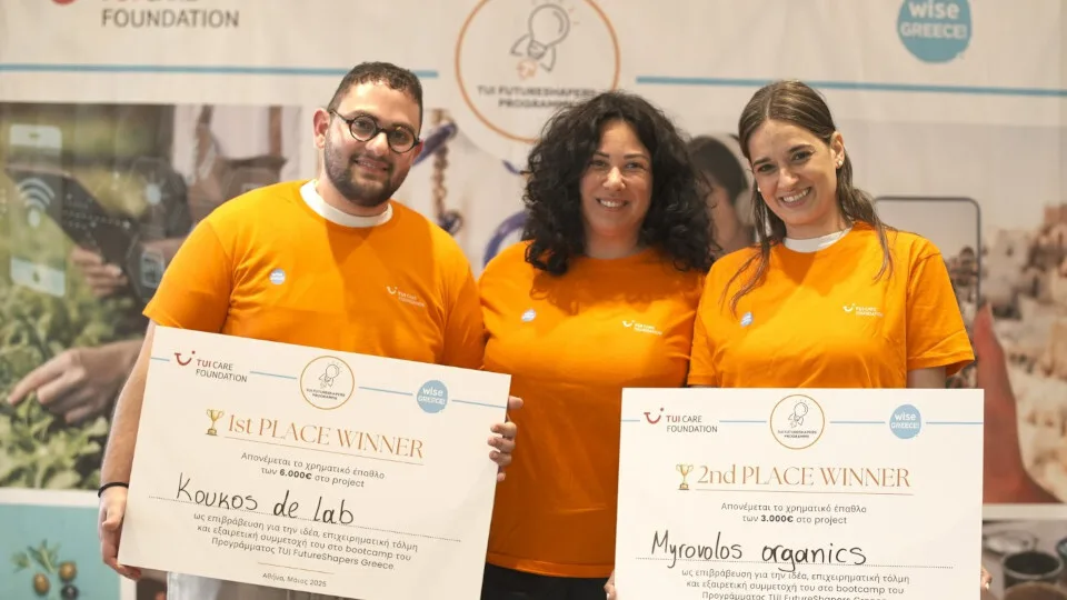 Ποιοι είναι οι μεγάλοι νικητές του Προγράμματος TUI FutureShapers Greece, που υλοποιεί η Wise Greece