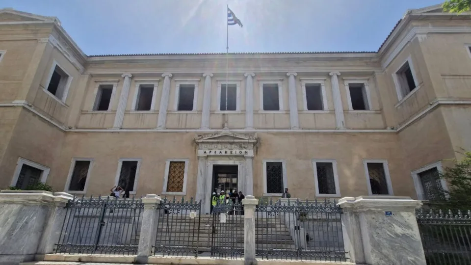 Αυτοψία εργασιών αποκατάστασης και συντήρησης του κτιρίου του ΣτΕ στο Αρσάκειο Μέγαρο