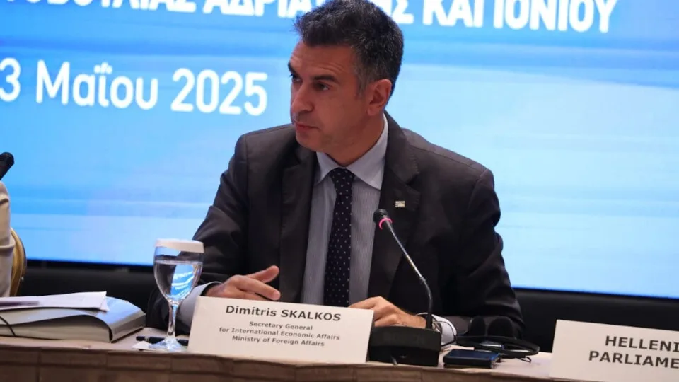 Ο Δ. Σκάλκος στη 19η Διάσκεψη των Προέδρων των Κοινοβουλίων των χωρών της Πρωτοβουλίας Αδριατικής & Ιονίου