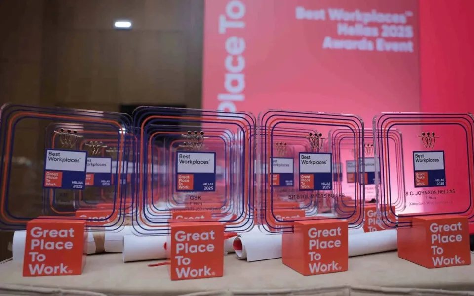 Best Workplaces™ Hellas 2025: Οι 40 επιχειρήσεις με το καλύτερο εργασιακό περιβάλλον στην Ελλάδα