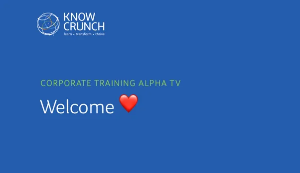 Η Knowcrunch εκπαιδεύει την ομάδα του Alpha TV στο digital marketing