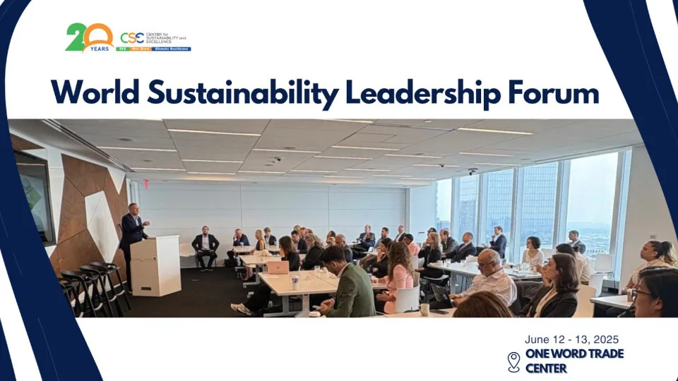 Ολοκληρώθηκε το World Sustainability Leadership Forum 2025 στη Νέα Υόρκη