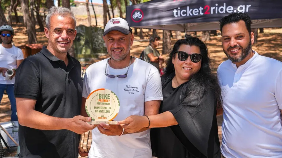 Μυτιλήνη: Νέος «Bike Friendly» Δήμος – Απέκτησε το σήμα της ΝΑΤΤΟΥΡ σε συνεργασία με την ΕΕΠΦ