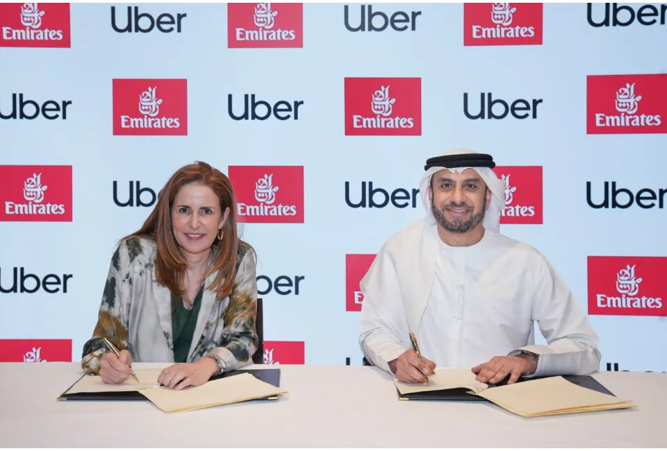 Η Emirates ενώνει δυνάμεις με την Uber για άνετες μετακινήσεις - Υπογραφή Μνημονίου Κατανόησης