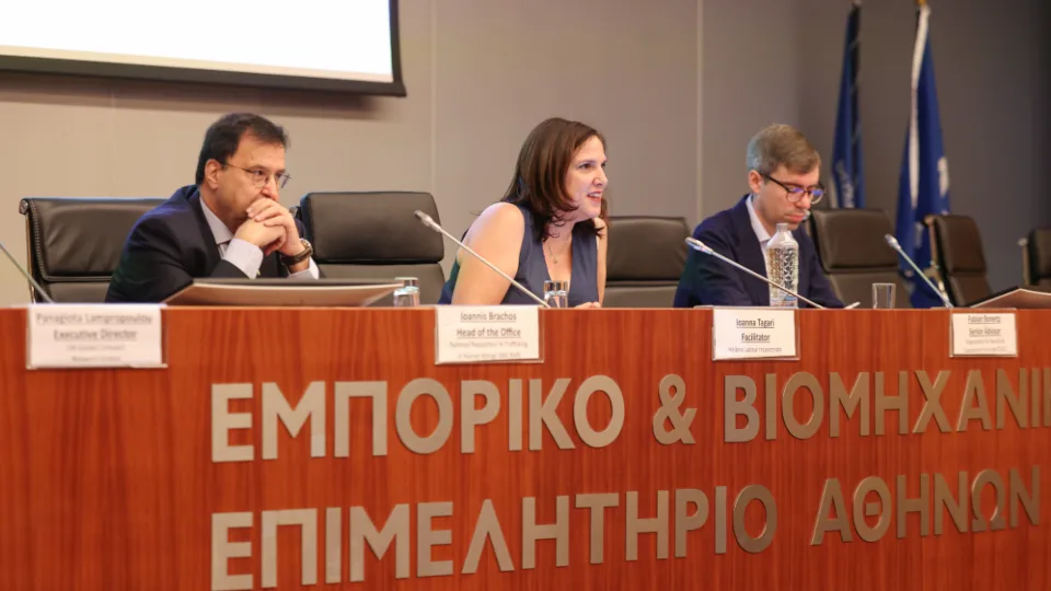 Ημερίδα για το εργασιακό trafficking στο ΕΒΕΑ: Μια συνεργασία της Επιθεώρησης Εργασίας και του ΟΑΣΕ