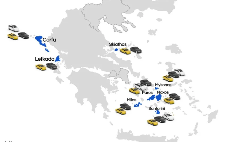 Η Uber επεκτείνεται σε οχτώ ελληνικά νησιά
