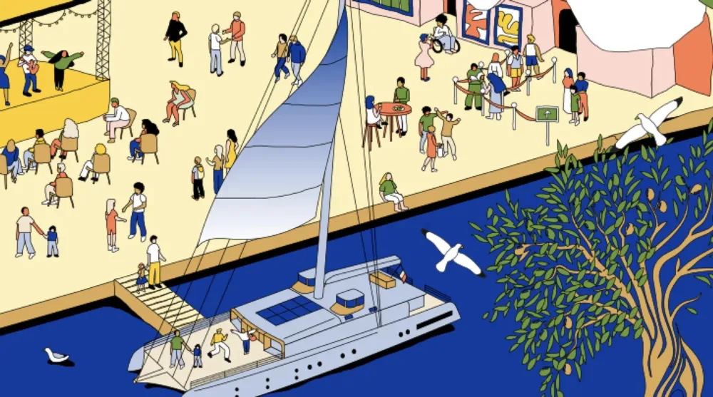 Art Explora Festival: Το πλωτό μουσείο που αγκυροβολεί στο λιμάνι του Πειραιά