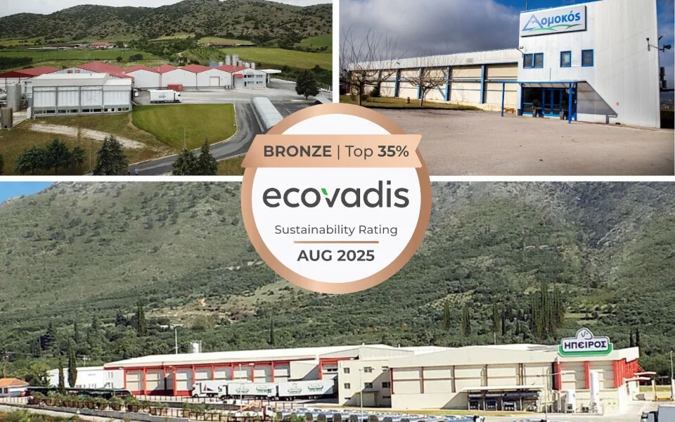 Με το διεθνές πρότυπο βιωσιμότητας ECOVADIS πιστοποιήθηκε για 2η συνεχή χρονιά η εταιρεία ΗΠΕΙΡΟΣ