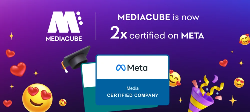 Η MEDIACUBE αναγνωρίζεται ως Meta Media Certified Company