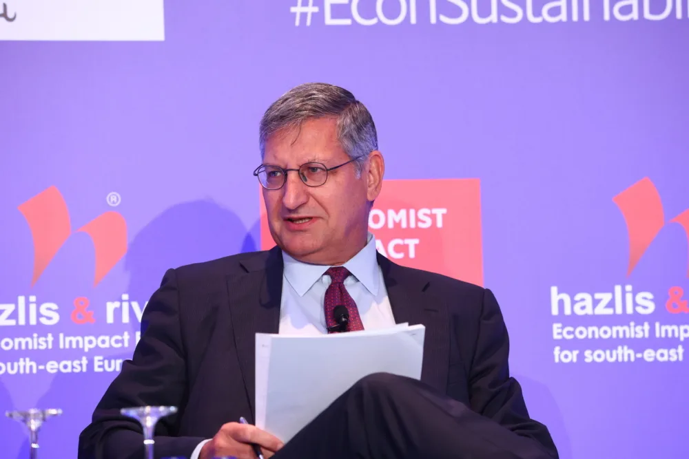 Π. Μυλωνάς (ΕΤΕ) στο συνέδριο του Economist: Να υιοθετηθεί μια πιο ευέλικτη προσέγγιση στην πράσινη μετάβαση