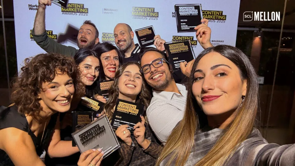 Η SCL Mellon αναδείχθηκε "Content Agency of the Year" στα Content Marketing Awards 2025