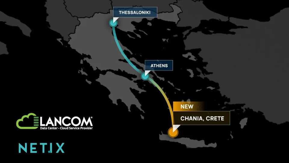 Η Lancom επεκτείνει το NetIX GR στην Κρήτη: Το πρώτο Internet Exchange καθιερώνεται στα Χανιά