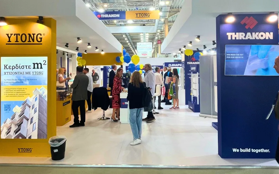 Ο Όμιλος THRAKON – YTONG έδωσε δυναμικό παρών στην Έκθεση Οικοδομή 2025