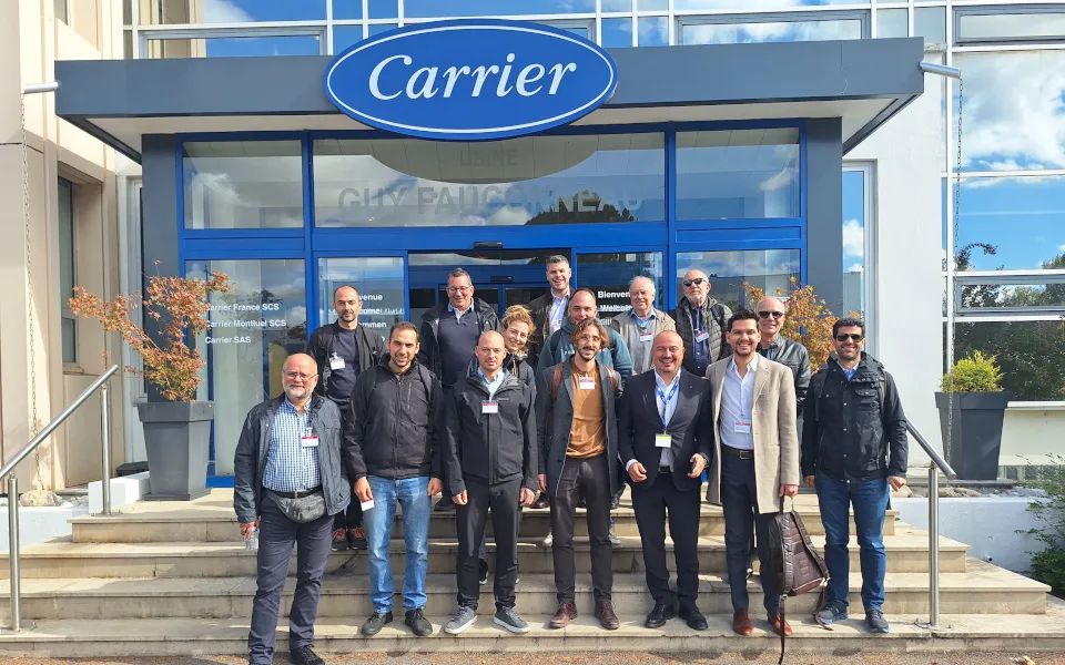 Η AHI CARRIER SEE στα ενδότερα της Carrier Corporation - Επισκέφτηκε το εργοστάσιό της στη Γαλλία