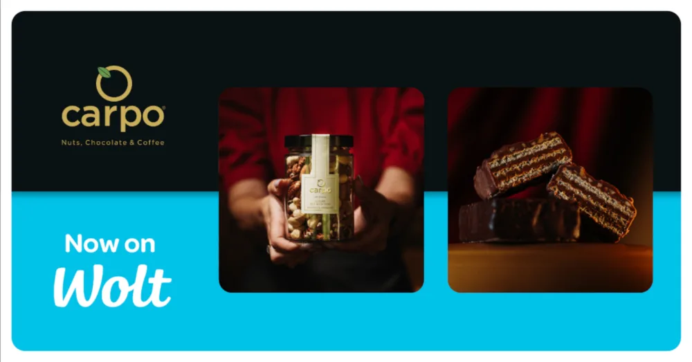 Wolt και carpo ενώνουν δυνάμεις