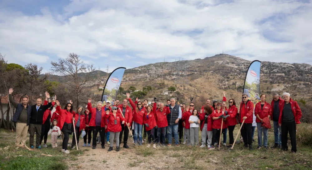 Δεύτερη εθελοντική αναδάσωση στην Πεντέλη πραγματοποίησαν οι εργαζόμενοι της Henkel Hellas