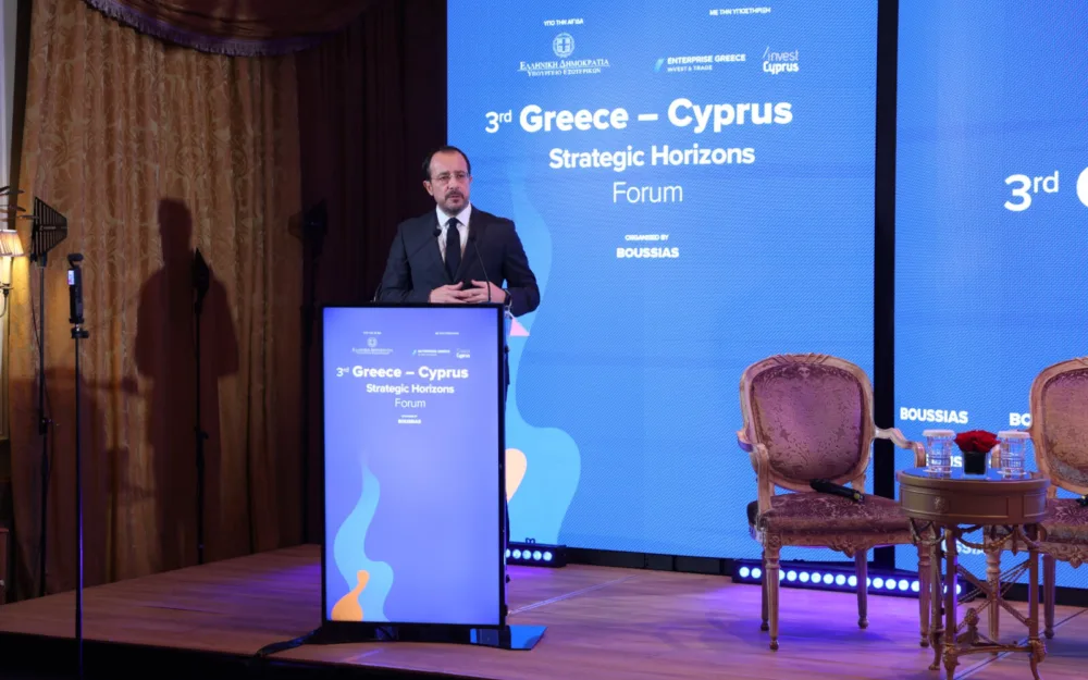 Χριστοδουλίδης: «Τεράστιες οι επιχειρηματικές ευκαιρίες μεταξύ Κύπρου και Ελλάδος - Υπάρχουν προοπτικές που πρέπει να αξιοποιηθούν περισσότερο»