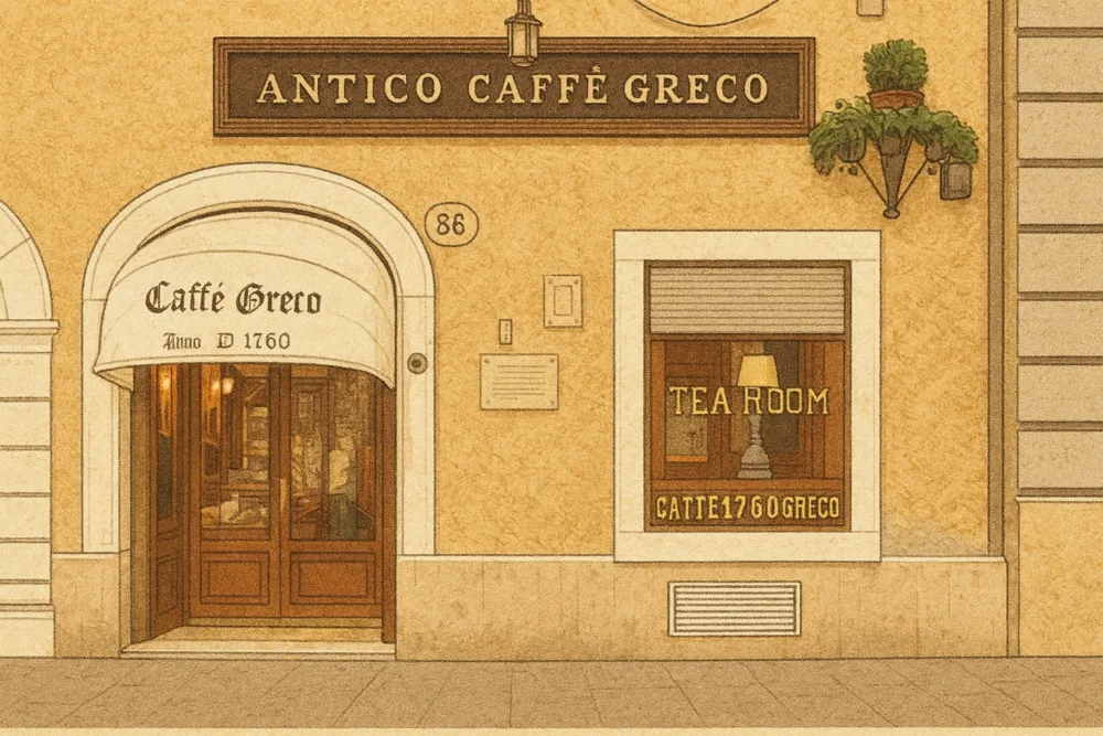 Το Caffè Greco και η σημασία των ζωντανών τοπόσημων