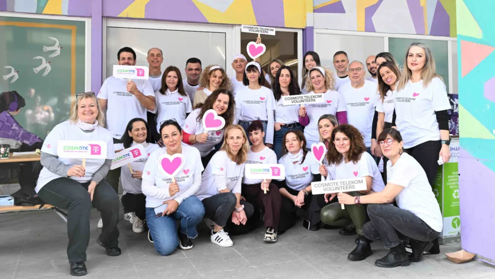 COSMOTE TELEKOM VOLUNTEERS: Πρόγραμμα εταιρικού εθελοντισμού επικεντρωμένο στην κοινωνία και το περιβάλλον