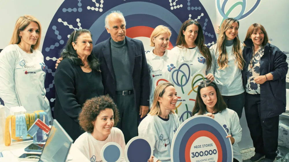 Η Motor Oil και το «ΟΡΑΜΑ ΕΛΠΙΔΑΣ» ένωσαν τις δυνάμεις τους έχοντας ως βλέψη να συγκεντρώσουν 300.000 εθελοντές δότες μυελού των οστών