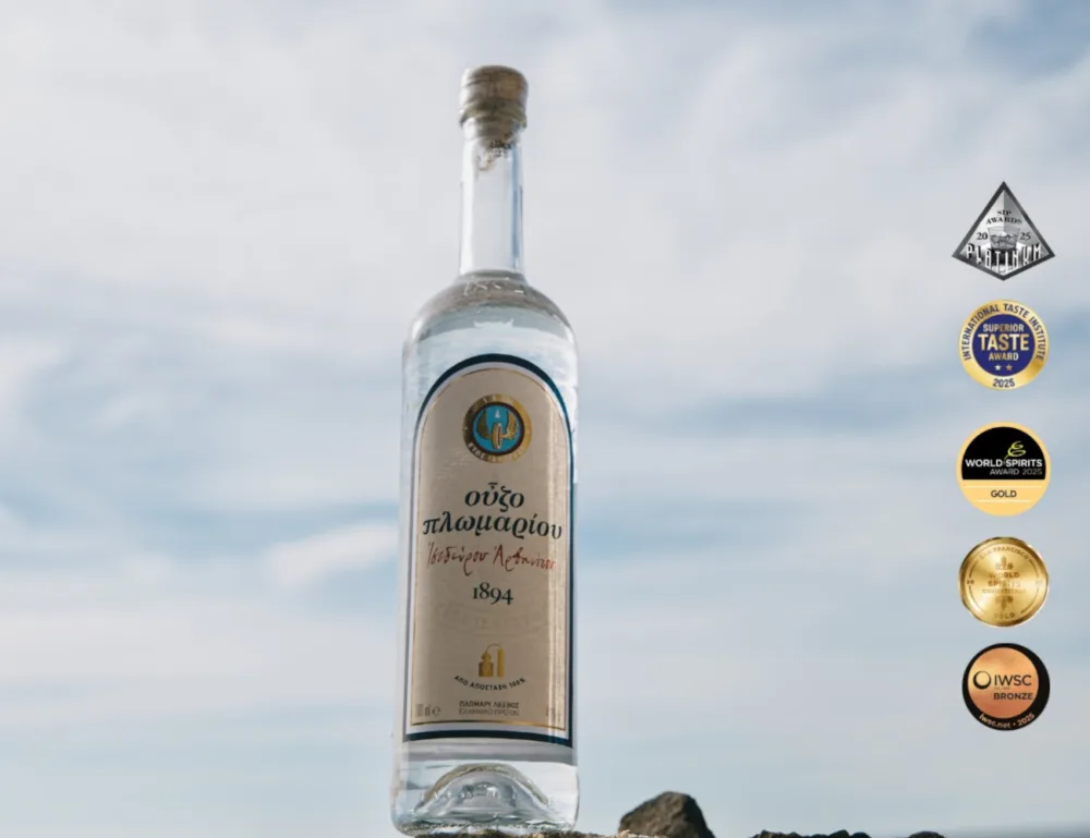 Πέντε βραβεύσεις για το Ούζο Πλωμαρίου από διεθνώς αναγνωρισμένους οργανισμούς