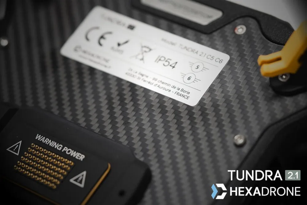 Η Hexadrone εξασφαλίζει σήμανση CE και πιστοποιήσεις C5/C6 για το TUNDRA 2.1
