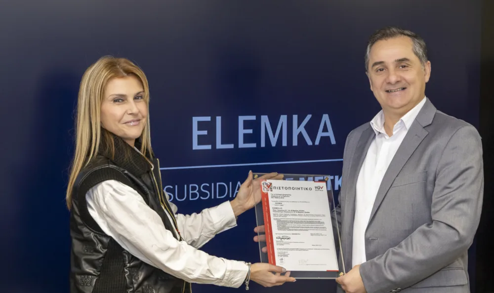 Η TÜV AUSTRIA Hellas πιστοποίησε με ISO 19650-2 την εταιρεία ΕΛΕΜΚΑ για τη Μοντελοποίηση Κτιριακών Πληροφοριών BIM