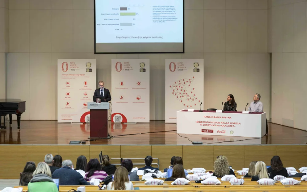 Έρευνα της Coca-Cola σε συνεργασία με το ΟΠΑ: Οι καταναλωτές δείχνουν προτίμηση στις περιβαλλοντικά υπεύθυνες επιχειρήσεις HORECA