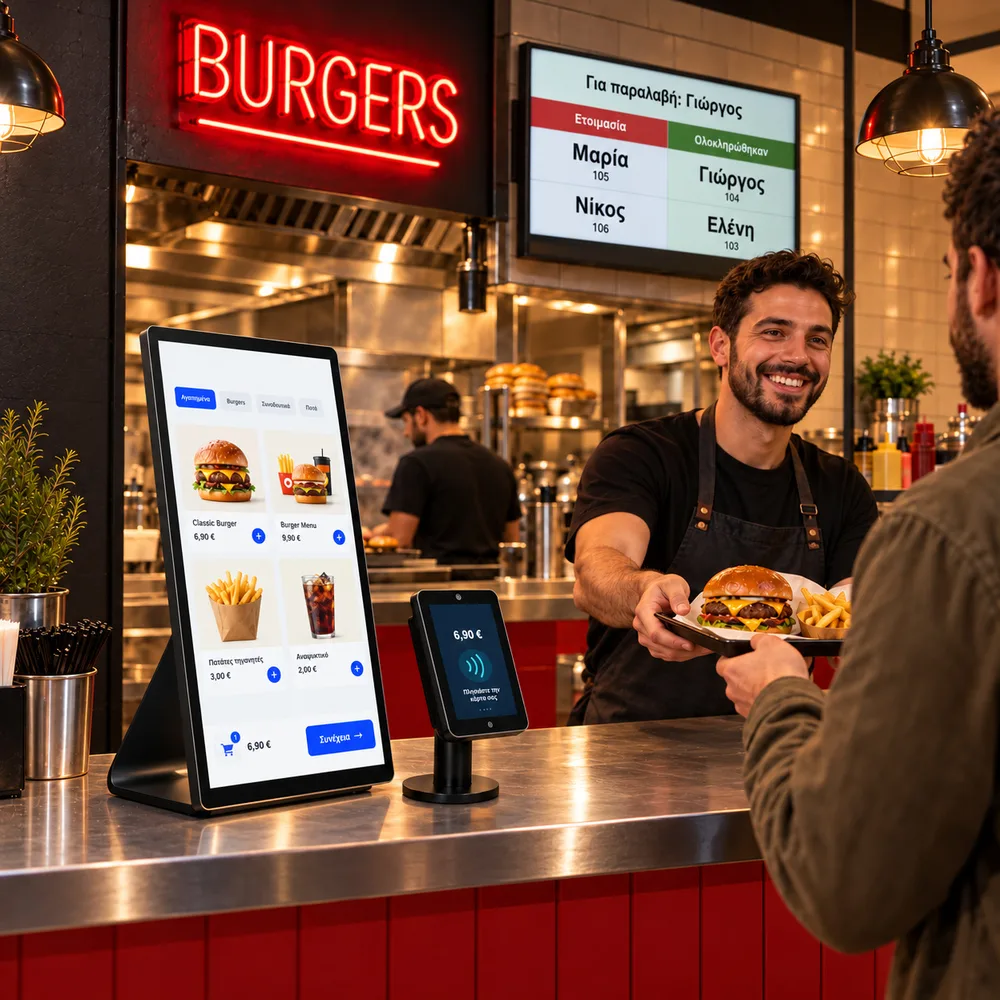 Only Kiosk - Νέα υπηρεσία ενοικίασης Self Order Kiosk για την εστίαση
