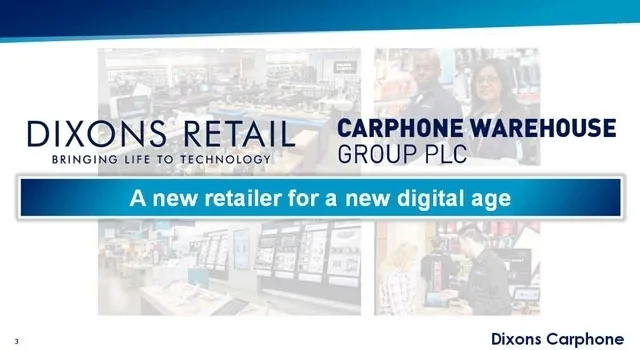 Συγχωνεύονται Dixons και Carphone: “A new retailer for a new digital age”