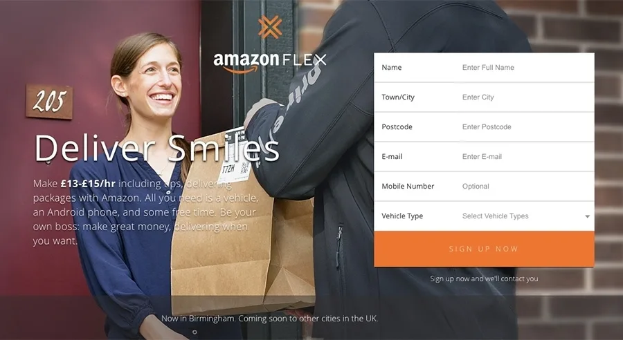 Η υπηρεσία Amazon Flex επεκτείνεται δυναμικά και στην Αγγλία