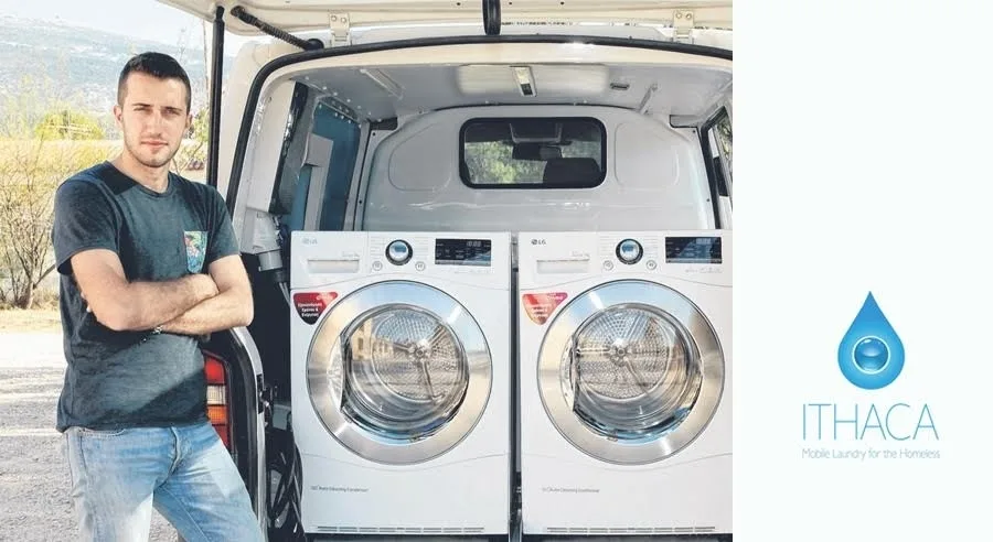 Ithaca: Κινητά πλυντήρια ρούχων για άστεγους