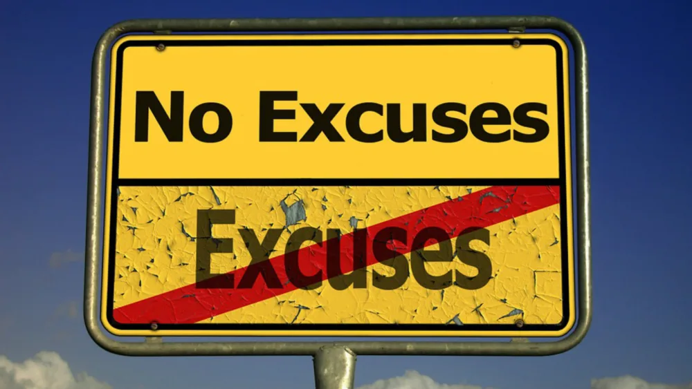 Όχι άλλες δικαιολογίες