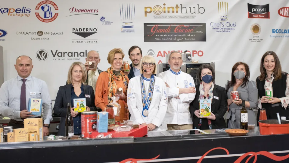 Δυναμικό το αποτύπωμα του 2ου Μεσογειακού Διαγωνισμού Μαγειρικής και Ζαχαροπλαστικής