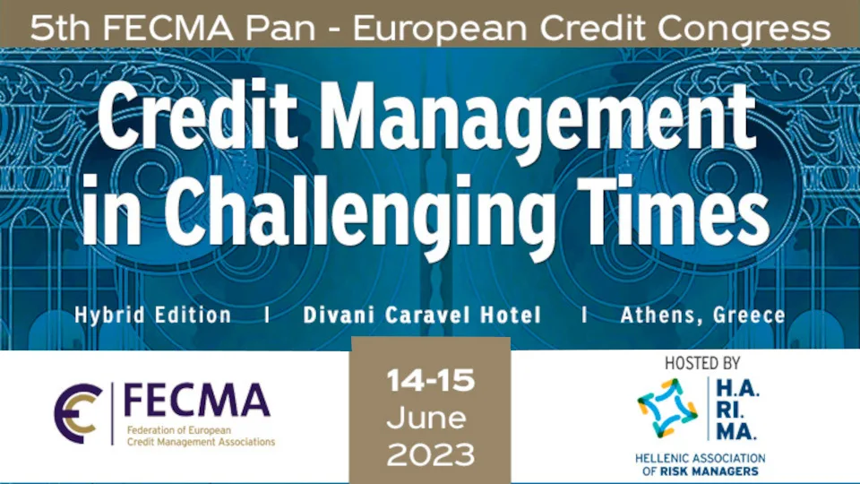 Στις 14-15 Ιουνίου το 5th FECMA Pan – European Credit Congress, για πρώτη φορά στην Ελλάδα