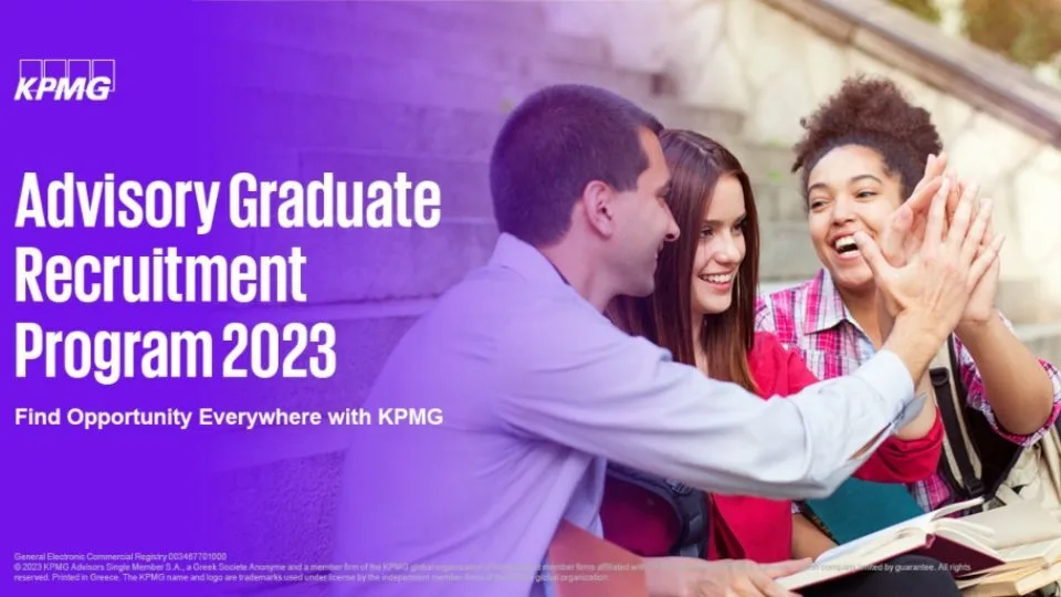KPMG: Ξεκίνησε η διαδικασία στελέχωσης στις υπηρεσίες Consulting και Deal Advisory