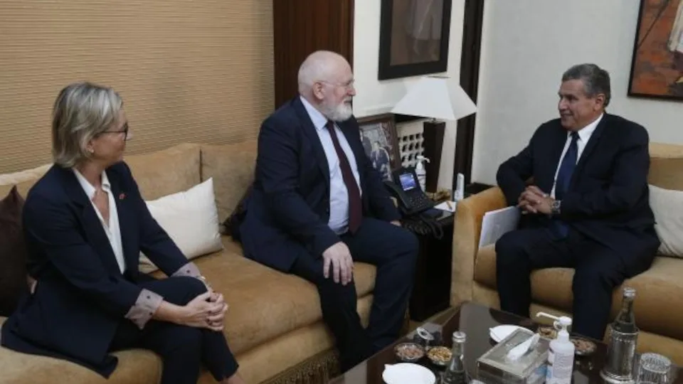 ​Επίσκεψη Τίμερμανς στο Μαρόκο - Συμφωνία συνεργασίας για ενέργεια, κλίμα και περιβάλλον