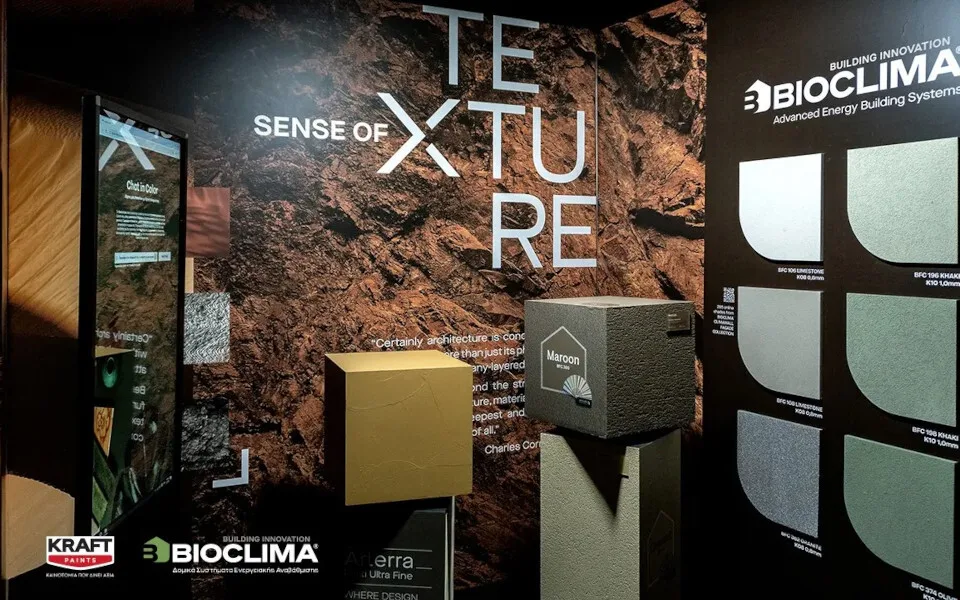 H KRAFT Paints και η BIOCLIMA είχαν μια δυναμική συμμετοχή στο The Architect Show 2024