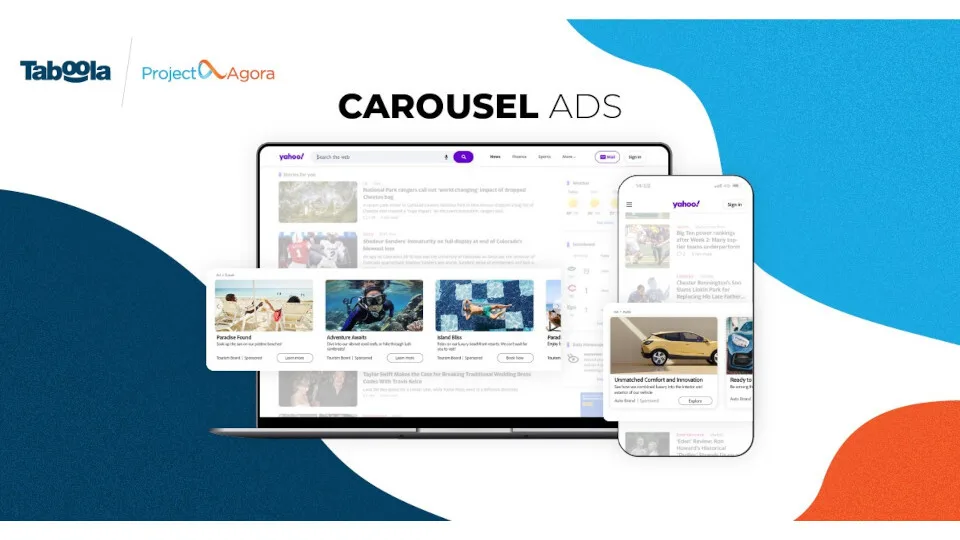 Νέα, native Carousel Ads εισάγονται από το Project Agora και την Taboola