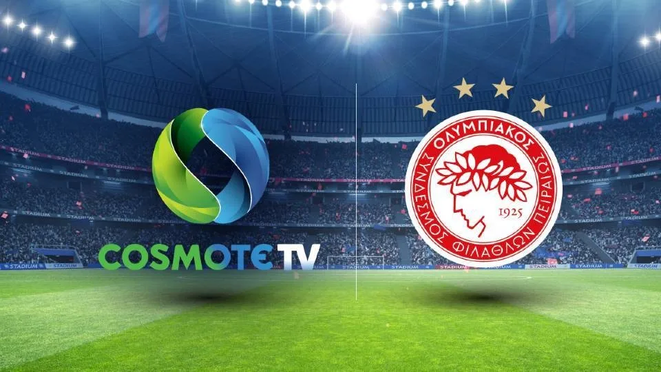 Ο Ολυμπιακός στο «γήπεδο» της Cosmote TV για τα επόμενα 3 χρόνια